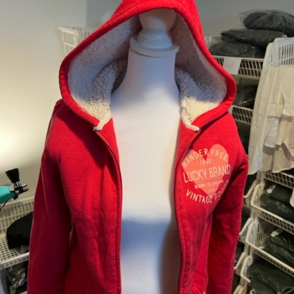 Lucky Brand Pink Sweatshirt - Picture 2 of 5